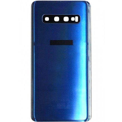 Galaxy S10 Back Glass Blue With Camera Lens